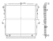 Variklio radiatorius NRF NRF 560001