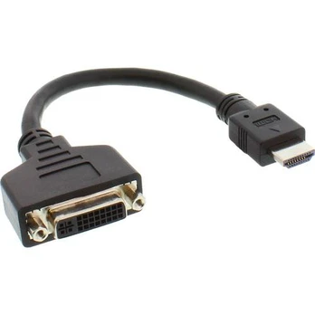 Adapteris AV InLine HDMI - DVI-I juoda (17670I)