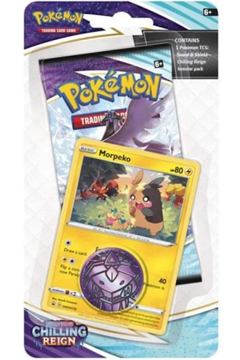 Pokemon TCG Sword & Shield Chilling Reign + Coin Morpeko