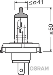 Lemputė, prožektorius ams-OSRAM 64183-01B kaina