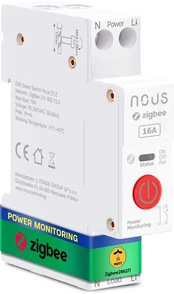 NOUS D1Z Schaltaktor ZigBee3.0 16A/für Hutschiene/ESP32/ZigBee 3.0 kaina
