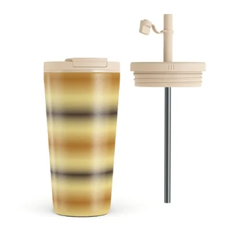 Saturn - Travel Mug, 500 ml / Flap & Straw Set