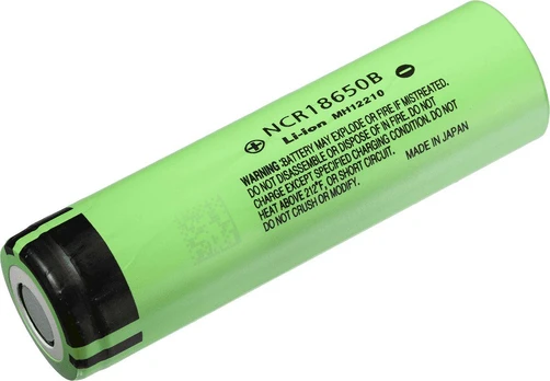 Panasonic pramoniniai elementai NCR18650B akumuliatoriai