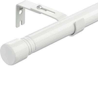 Užuolaidų strypas INFLATION 76-116 cm, baltas