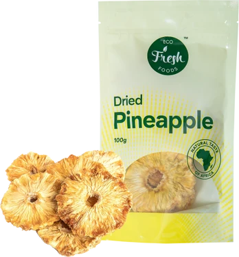 Eco fresh foods Džiovinti ananasai 100 g