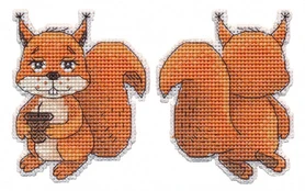 Cross-stitch kit "Christmas tree toy. Squirrel" S1503