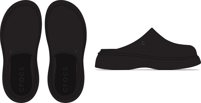 Crocs™ Dylan Notched Clog Women’s Black - 41