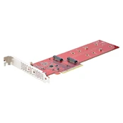 StarTech DUAL M.2 PCIE SSD ADAPTER CARD/TO DUAL NVME M.2 SSD kaina