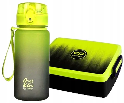 Coolpack Gradient Lemon rinkinys: 400ml gertuvė ir maisto dėžutė