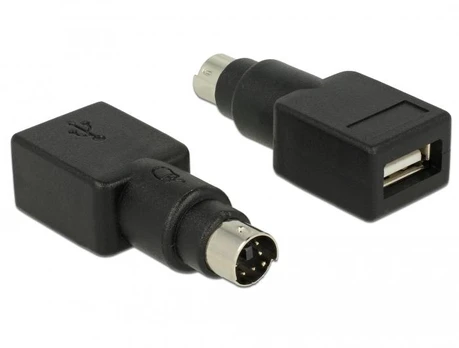 DELOCK Adapteris PS/2 St > USB-A Bu
