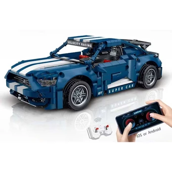 Ramiz R/C valdomas Konstruktorius (952d.) mėlynas