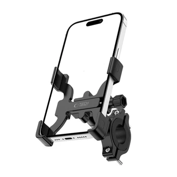 Juodas dviračio telefono laikiklis "Tech-Protect V3 Universal Bike Mount"