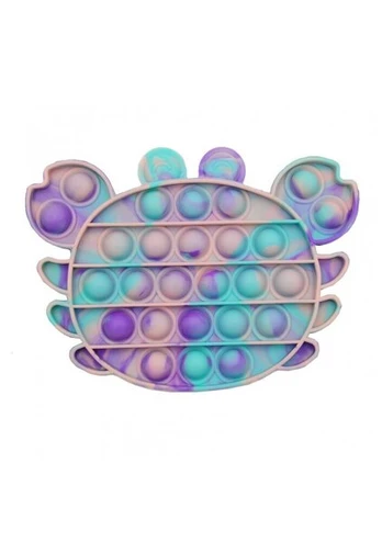 Silikoninis žaislas POP It Krabas 12 x 15,5 cm