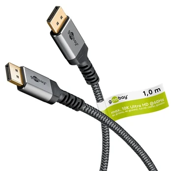 Goobay | DisplayPort Cable 2.0/2.1, 54 Gbit/s | 75679 | DisplayPort to DisplayPort
