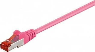GB CAT6 S/FTP RJ45 PIMF 0.25M MAGENTA
