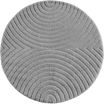 Kilimas vidaus Art 3D 1122, sidabro sp., 160 cm x 160 cm