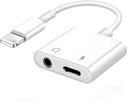 Retoo Przejściówka adapter iPhone Lightning - Lightning Jack 3.5 mm