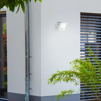 LED saulės šviesos diodų lauko sieninis prožektorius "Luton Sensor",