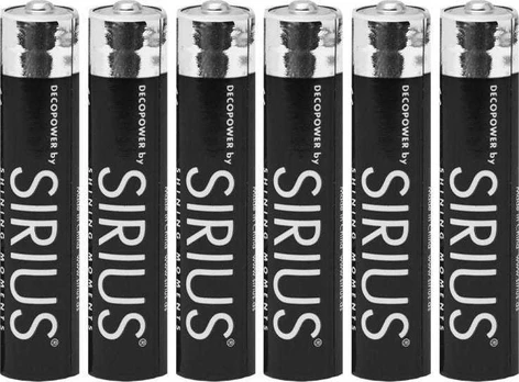 Sirius DecoPower AAAA baterijos - 6 vnt.