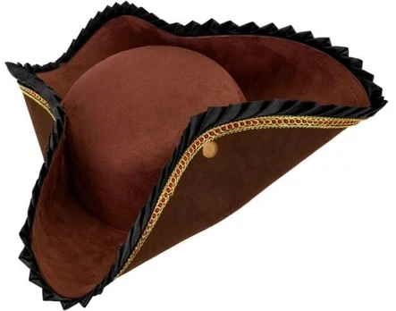 Widmann Deluxe Pirathat – ruda trikampė kepurė