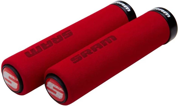 Sram Foam Grips - juodas LockRing 129mm, red