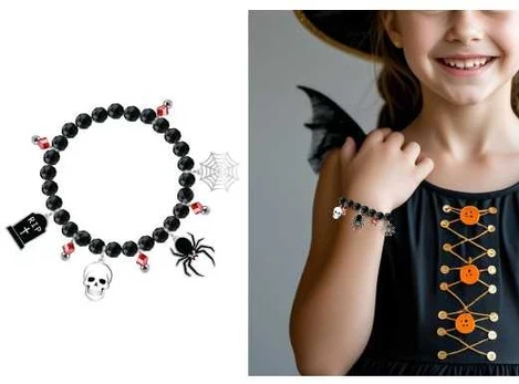 Fiesta Sort halloween armbånd