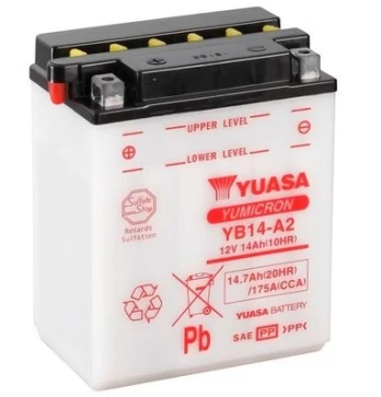 Starterio akumuliatorius YUASA YB14-A2