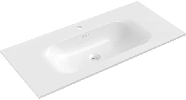 Praustuvas Mexen Vela, 101 x 46,5 cm, Baltas glossy