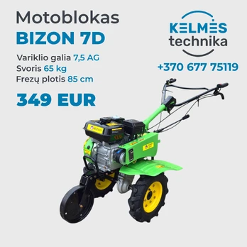 Motoblokas - Kultivatorius Bizon 7D