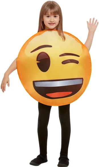 Mirktelėjusio emoji kostiumas vaikams