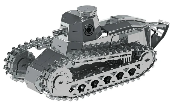 Metalinis 3D konstruktorius Metal Time Nimble Fighter MT010, 205 d.