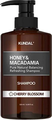 Kundal Honey & Macadamia Cherry Blossom Natural Moisturizing Šampūnas (Nature Šampūnas)