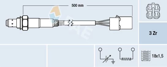 Lambda jutiklis FAE 77479