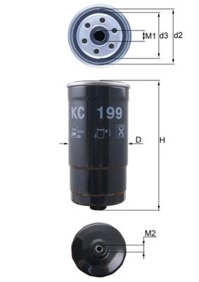 Kuro filtras KNECHT KC 199