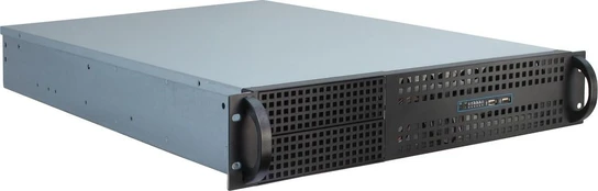 Inter-Tech 2U-2129N Rack Juodas, Sidabrinis