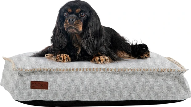 Sackit - Dog Bed Medium - 80x60x15 cm - Sand Melange