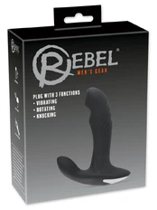 Rebel Plug with 3 functions Prostatos masažuoklis kaina