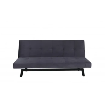 Sofa - lova Bodil - Juoda/Pilka