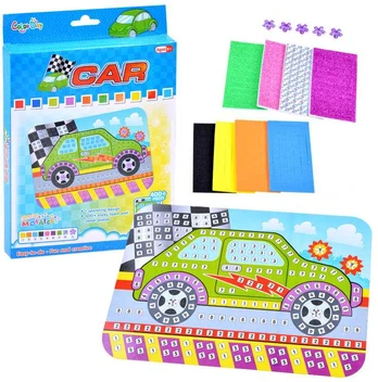 Mozaikinis iškirptas lapas Auto lipdukai ZA3275