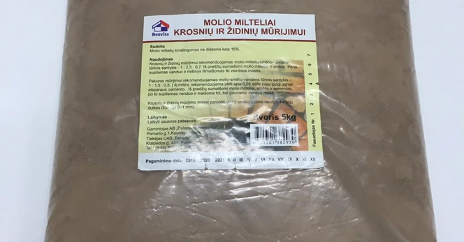 Molio milteliai, 5 kg