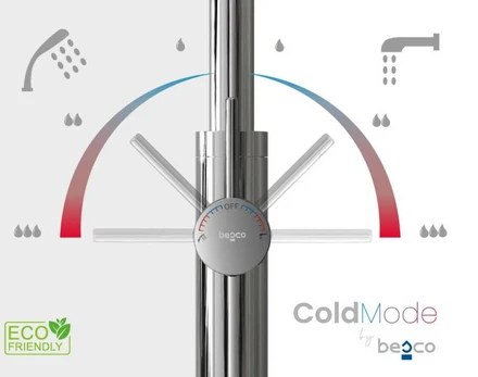 Grindinis vonios maišytuvas Veo 3.0 ColdMode, Juodas matt