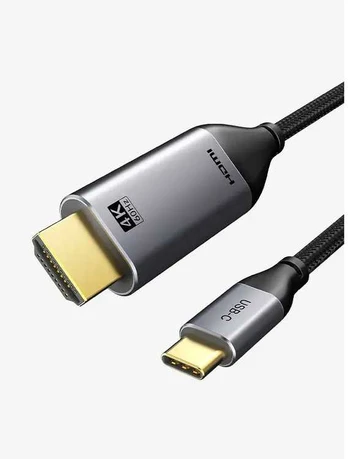 Cabletime USB-C kabelis, USB-C: Han - HDMI: Han, 1,0m, HDMI 2.0,