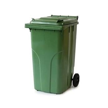 Šiukšlių konteineris 240 l, žalias