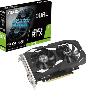 Vaizdo plokštė ASUS Dual GeForce RTX 3050 OC Edition