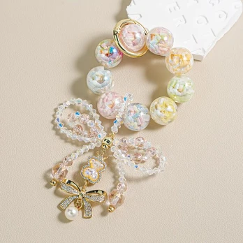 Karoliukai ABS, Pink Blue-10pcs