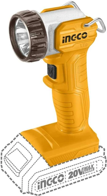 Ingco CWLI2038 cordless work torch without battery and charger