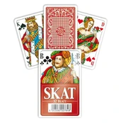 Skat žaidimų kortos (raudonos) kaina