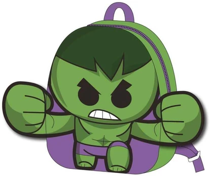 Kelioninis CERDÁ Marvel Hulk plush backpack 22cm