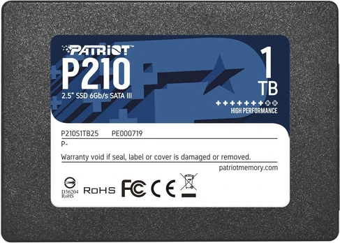 Kietasis diskas (SSD) Patriot Memory P210, 2.5", 1 TB