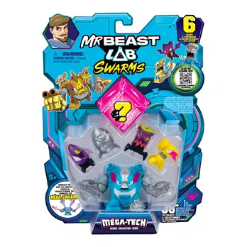 BEAST LAB MR Figūrėlės, 6 vnt., 2,5 cm